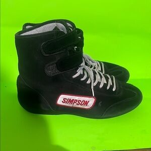 Simpson Men’s Black Athletic Racing Shoes